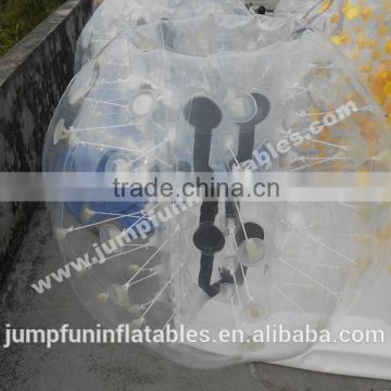 TPU Football Bubble Balloon for sale/Human Inflatable Football Ball/Body Bubble Ball for soccer