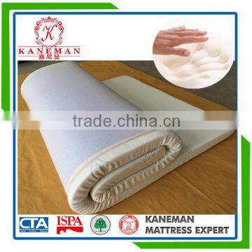 Best quality comfortable vacuum pack visco memory foam mattress topper