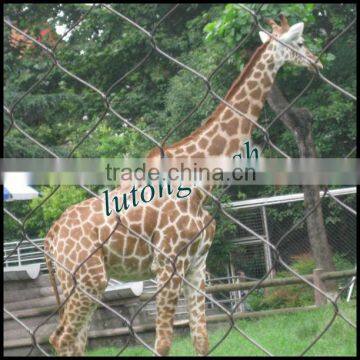 Lutong mesh stainless steel wire rope mesh net for animal protection