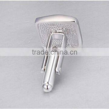 Yiwu Factory Wholesale Copper Metal Enamel Crystal Cufflinks for Men Shirts Cuff Link photo-5