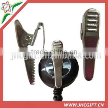 alligator clip id badge holder