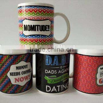 Factory directly 12oz holiday mug for promotion