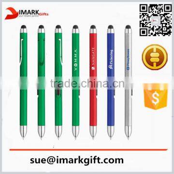 Push Button Stylus Pen Custom Logo Promotional Plastic Pen