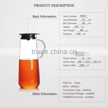 China Housewares High Borosilicate Buono Kettle for 1500ml photo-2