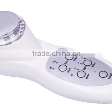 AYJ-H084A(CE) face massage 7 color photon ultrasound wave vibrative beauty devices for home use