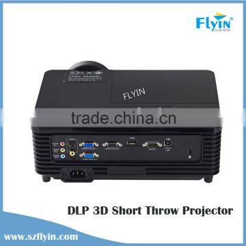 2015 Brand New ! Home theater 200 inches HDMI 1.4 USB LAN 1080P DLP 3D Short throw Projector