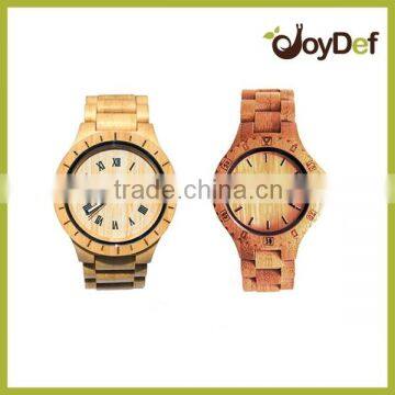 2016 new products Eco-friendly handmade wood/bamboo watch,vogue women watches