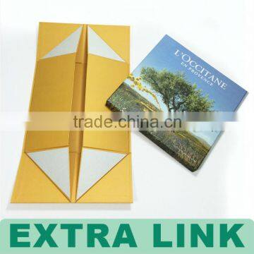 Eco-Friendly Custom Logo Printed Hot Stamping Foldable Paper Flatware Storage Box photo-3
