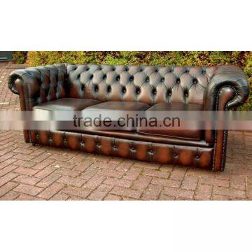 Hot selling chesterfield leather sofa