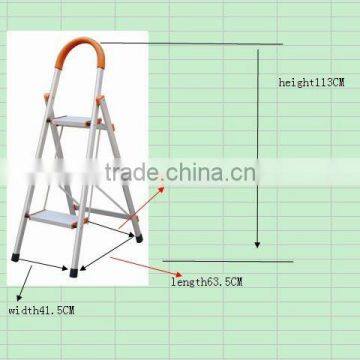 hot sale household folding metal 3 step ladder