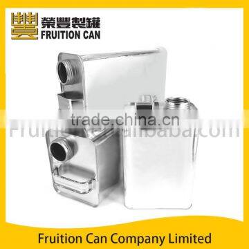 Large Rectangular Oil Petrol Tin Can with Handle