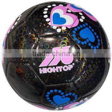 wholesale laser PVC machine stitched football size 5 /cheap soccer ball in bulk/stock football