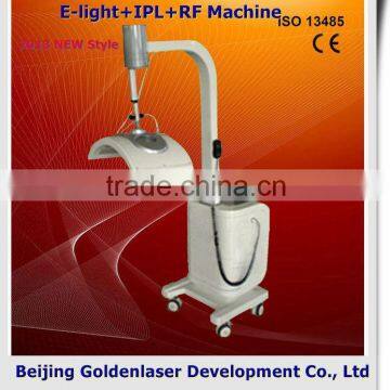 2013 Latest Design Beauty Equipment Lips Hair Removal E-light+IPL+RF Machine Pdt Removal Folliculitis Medical