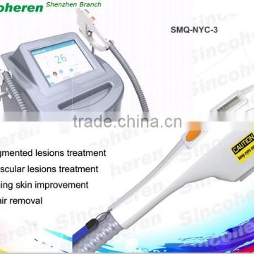 slim handle e-light ipl rf nd yag laser multifunction machine