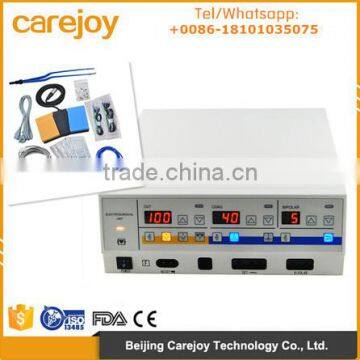 CE approved High frequency 400W Electrosurgical Unit Diathermy Cautery machine ESU for surgical