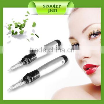 stretch mark removal vibrating stainless microneedle dermaroller Korea electric dermaroller