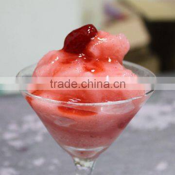 Strawberry jam for sorbet