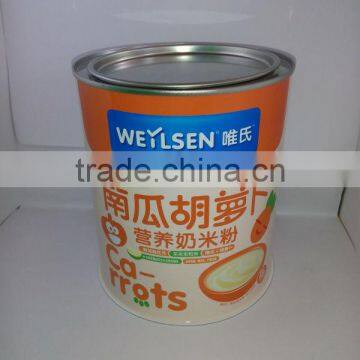 Baby powder tin can