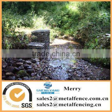 0.5mX0.5mX0.5m welded Gabion bridge support box Galfan gabion basket