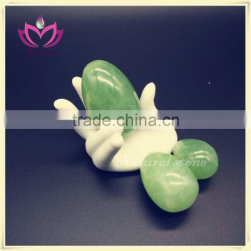 3-piece Yoni Egg Set, Consisting of Large, Medium and Small 3 Sizes, Made of 100% Natural green Jade eggs kegel