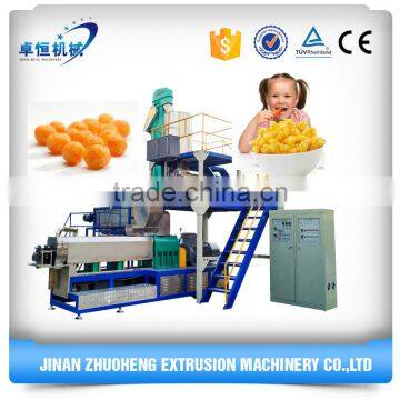 150-300 kg new sweet automatic crispy puffed corn snacks making machine