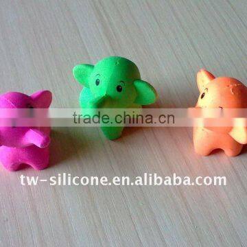 2011 3D animal shape rubber eraser for children