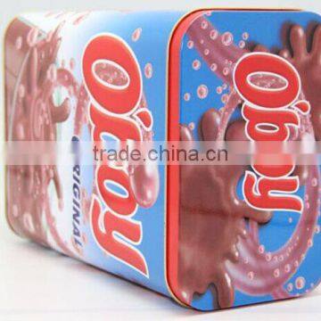 Shiny Cover Empty Tin Box Tea Tin Container With Customer Logo Printing photo-3