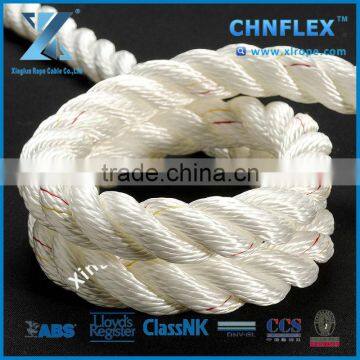 CHNFLEX 16mm White 3 strand Polyamide Ropes Nylon Ropes