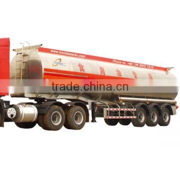 Heavy Duty Liquid 3 Axle 43m3 Aluminum Semi Trailer