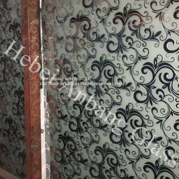 Design Glass Clear Fosted Titanium Glass, High Quality Titanium Coated Mirror Glass, Decorative Art Glass photo-5