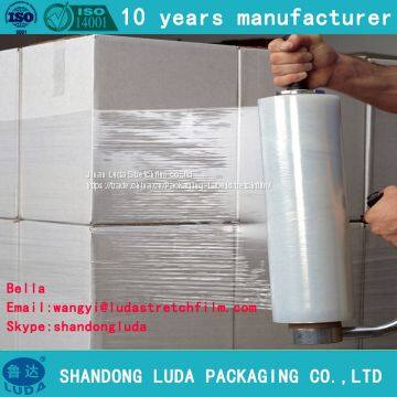 Factory direct sale width 1500mm transparent LLDPE cast stretch wrap film