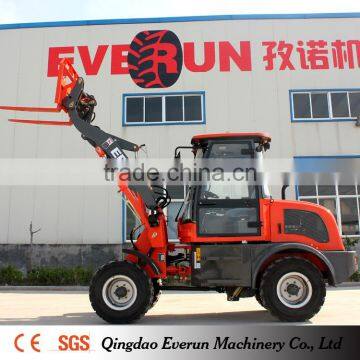 Everun New Design 1.2 Ton China Mini Wheel Loader With Parallel Linkage photo-2