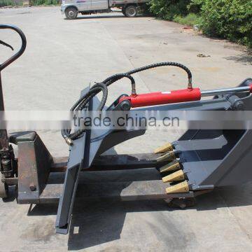 mini backhoe attachment for skid steer loader