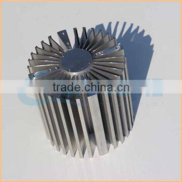 CHUANGHE supply custom round aluminum extruded heat sink