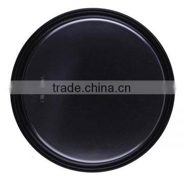 Big Round Black Plastic Disposable Food Sushi Tray photo-5