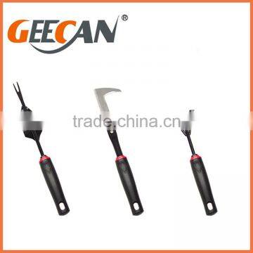 Carton Steel Metal Garden 6 Piece Mini Garden Tool Set With Plastic Handles