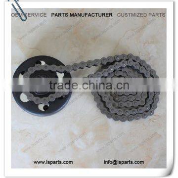 #41/420 Chain 3/4" Bore 14 Tooth Max Torque Clutch and #41/420 Chain Mini Bike Go Kart Parts photo-4