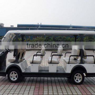 Suitable Price 11 Seater Beautiful Design Sightseeing Car Electric Shuttle Bus photo-5