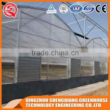 Agriculture plastic tomato greenhouse roll up motor for ventilation