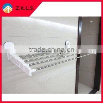 Foldable Stainless Steel Bathroom Towel Shelf Rack photo-5