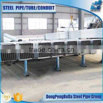 Erw Hollow Section 40/80/1.1mm Steel Erw Galvanised Pipes photo-2