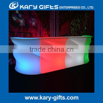 new light up outdoor bar counter LED piano bar