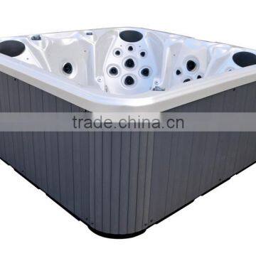 Acrylic Material and Corner,Center Drain Location Bathroom Tub for Jakuziy