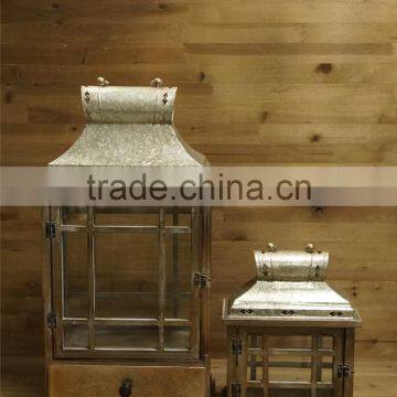 Cheap Mini Outdoor Lantern Customized Antique Wood Candle Lanterns for Sale