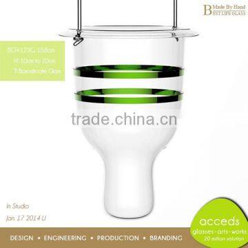 Promotion Stylish Handmade Pyrex Glass Candlesticks Wholesale photo-6