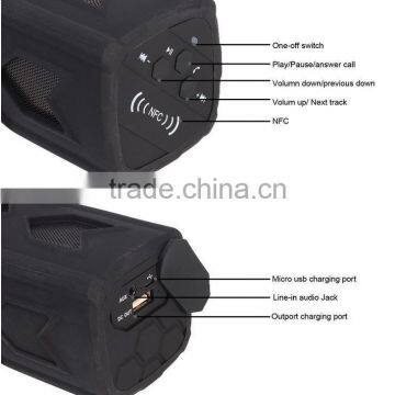 Dustproof Wireless Music Mini AUX Power Bank Waterproof Bluetooth 4.1 Speaker photo-5