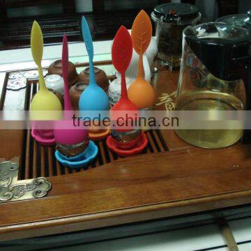 Leaf Shape Tea Infuser/ Silicone Tea Strainer photo-2