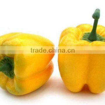 Real size and weight pepper/decoration plastic vegetables