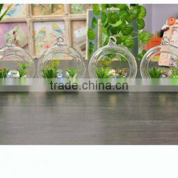 Glass Craft Handmade Home Decoration Hanging Glass Vase for Flowers photo-2