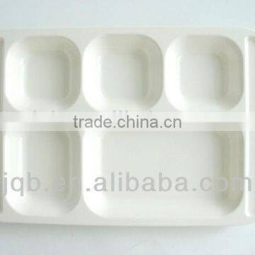 Square Melamine Mess Tray With Cover